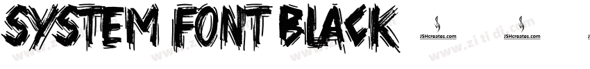 System Font Black字体转换